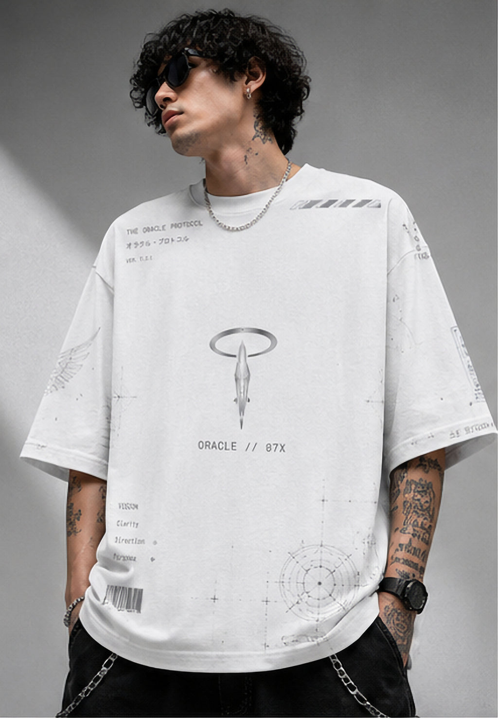 Digital Oracle Oversized Tee