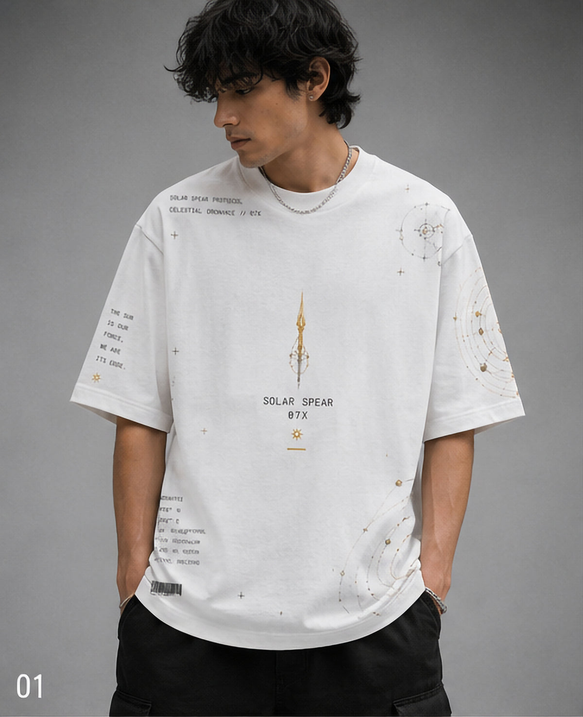 Solar Spear Oversized Tee