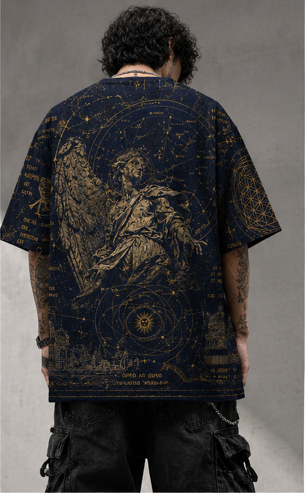 Celestial Ascension Oversized Tee