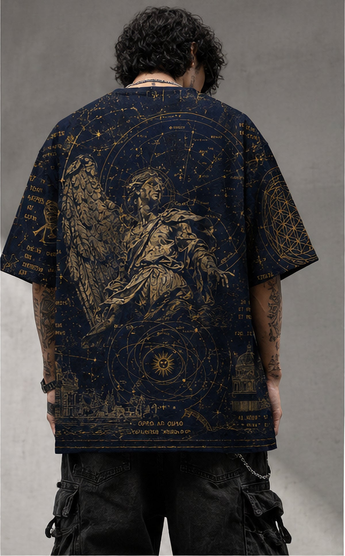Celestial Ascension Oversized Tee