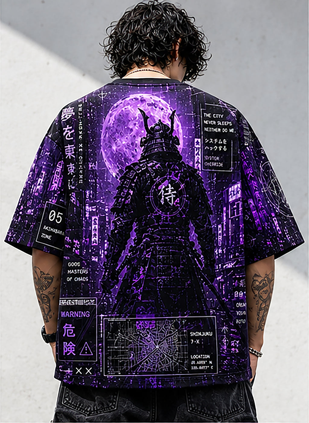 Tokyo Nightfall Oversized Tee