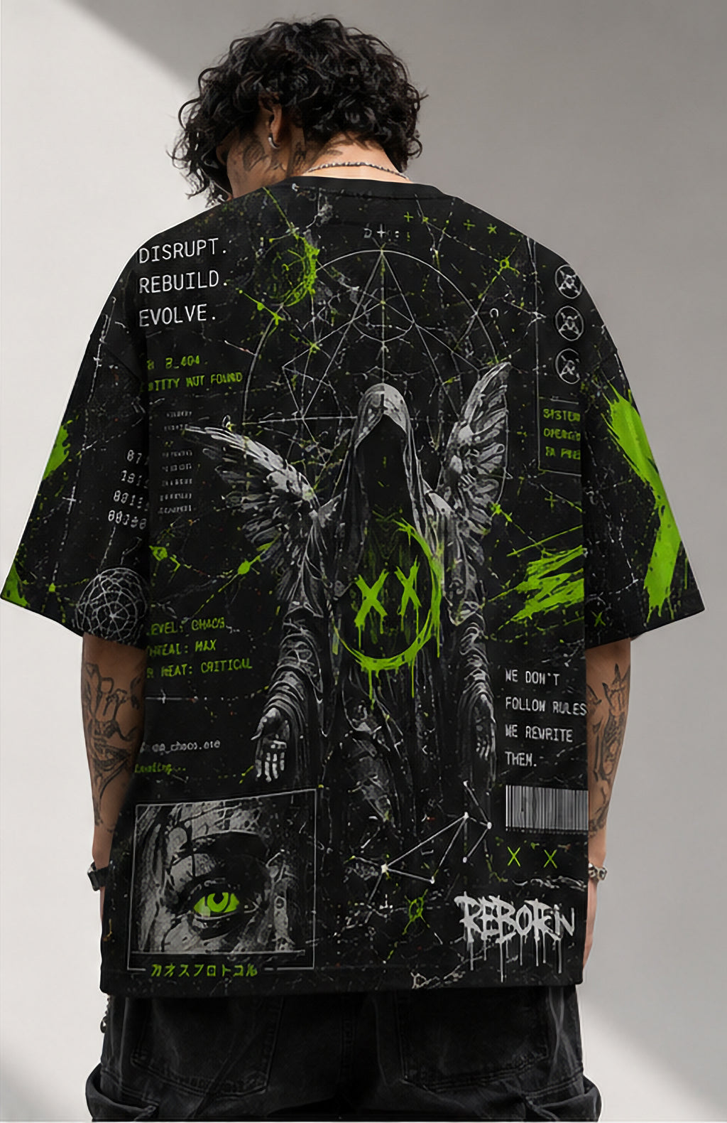 Chaos Protocol Oversized Tee