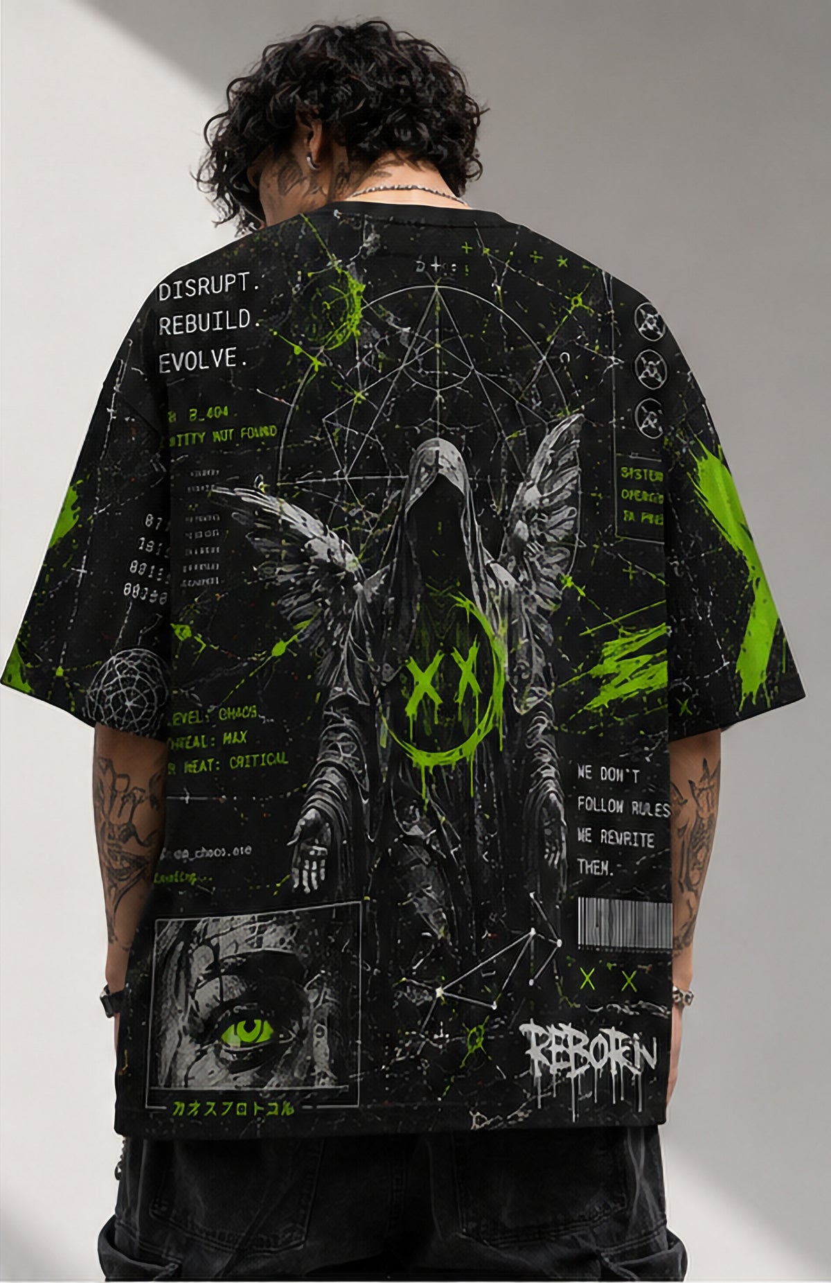 Chaos Protocol Oversized Tee