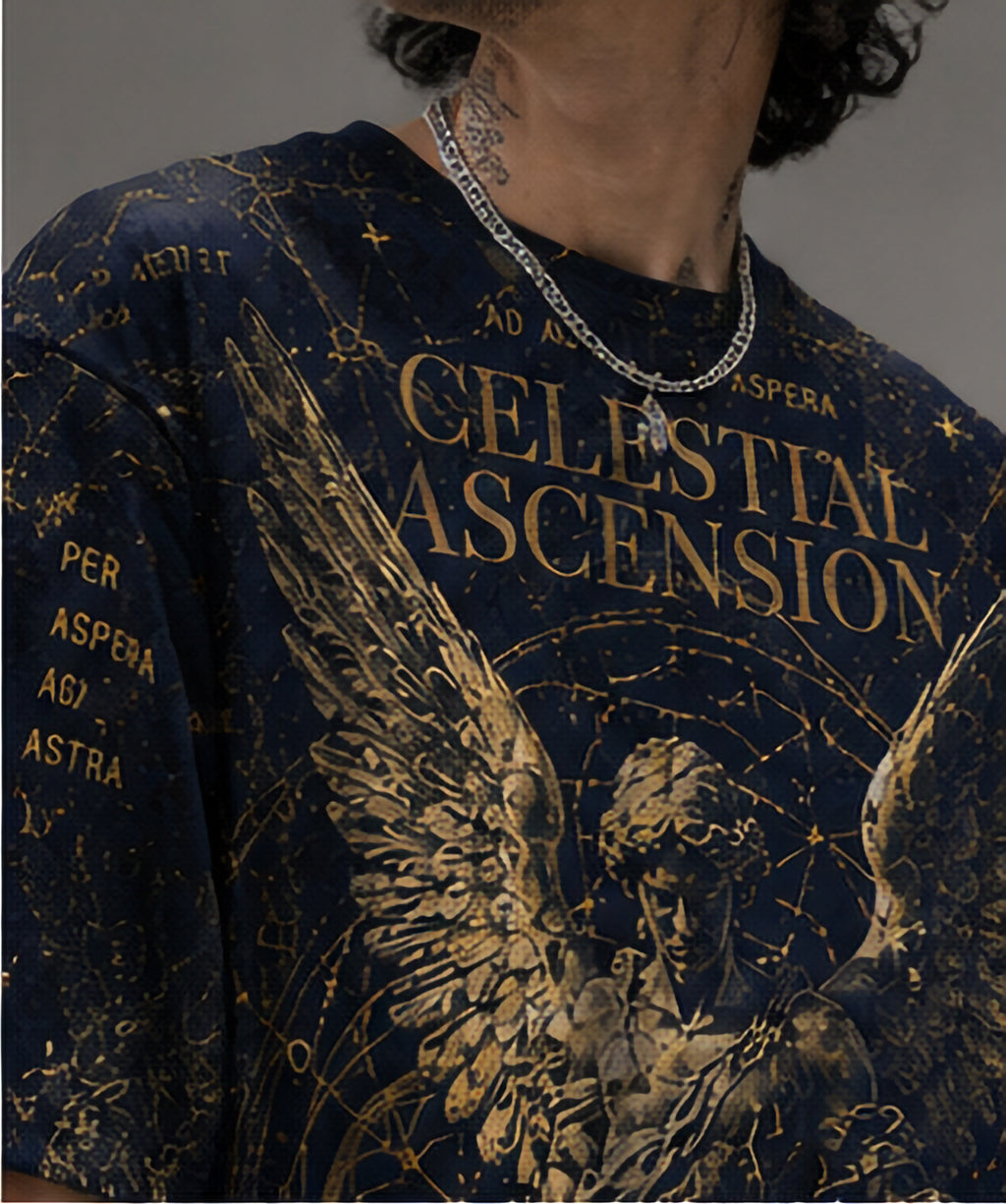 Celestial Ascension Oversized Tee