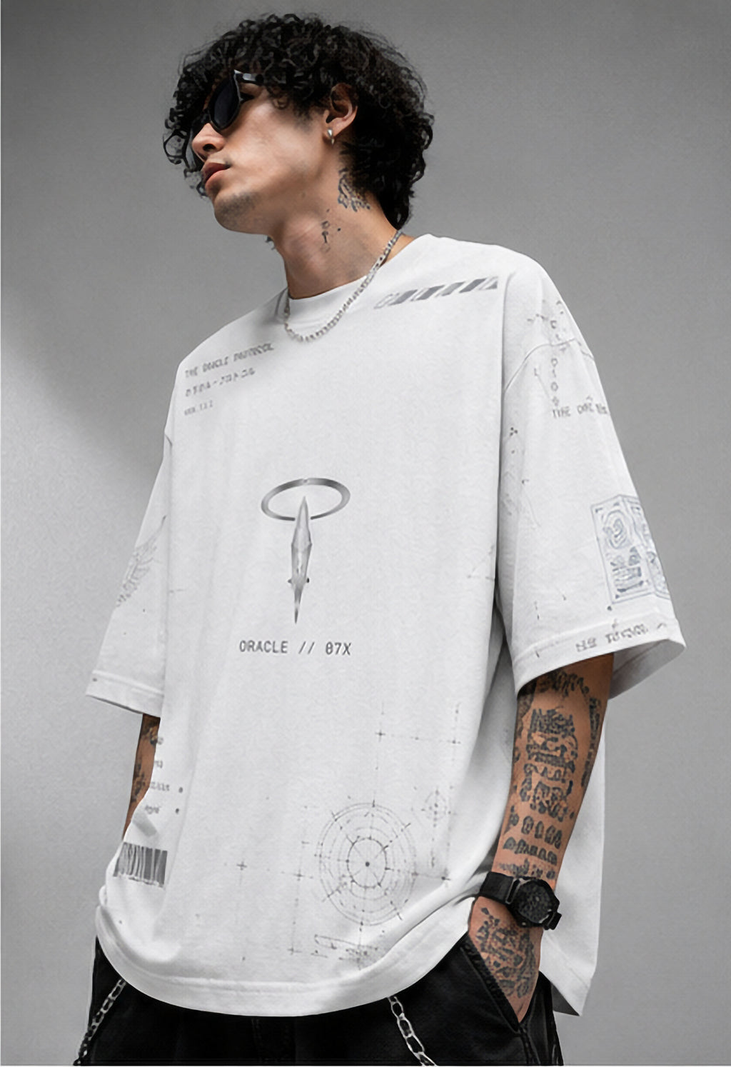 Digital Oracle Oversized Tee