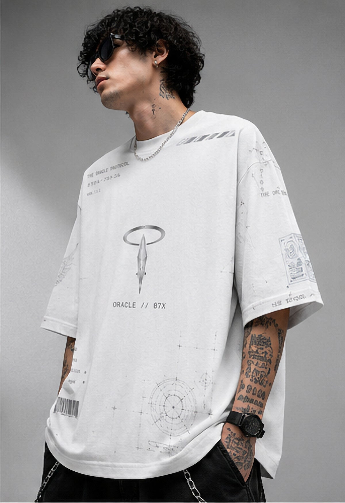 Digital Oracle Oversized Tee