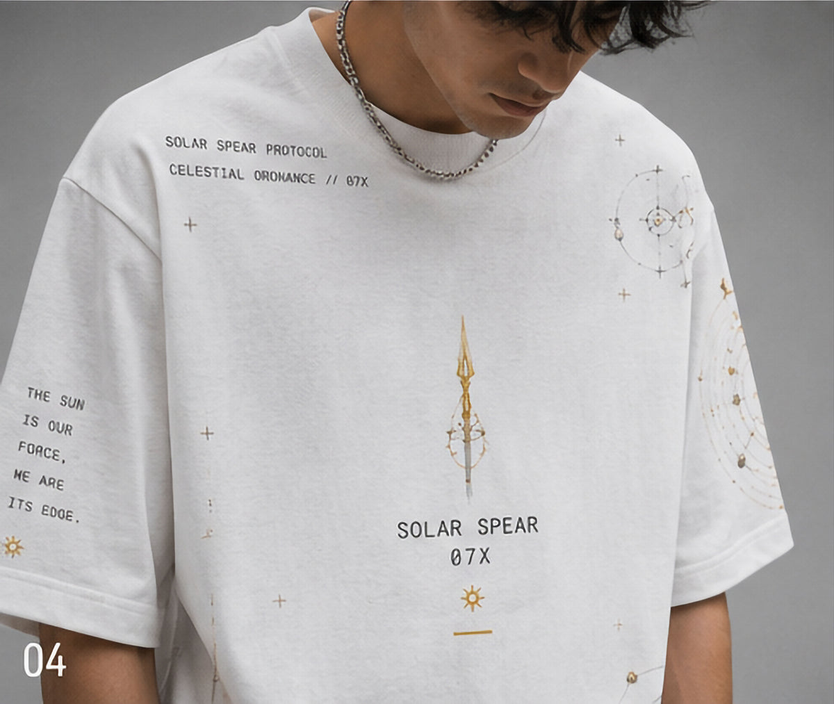 Solar Spear Oversized Tee