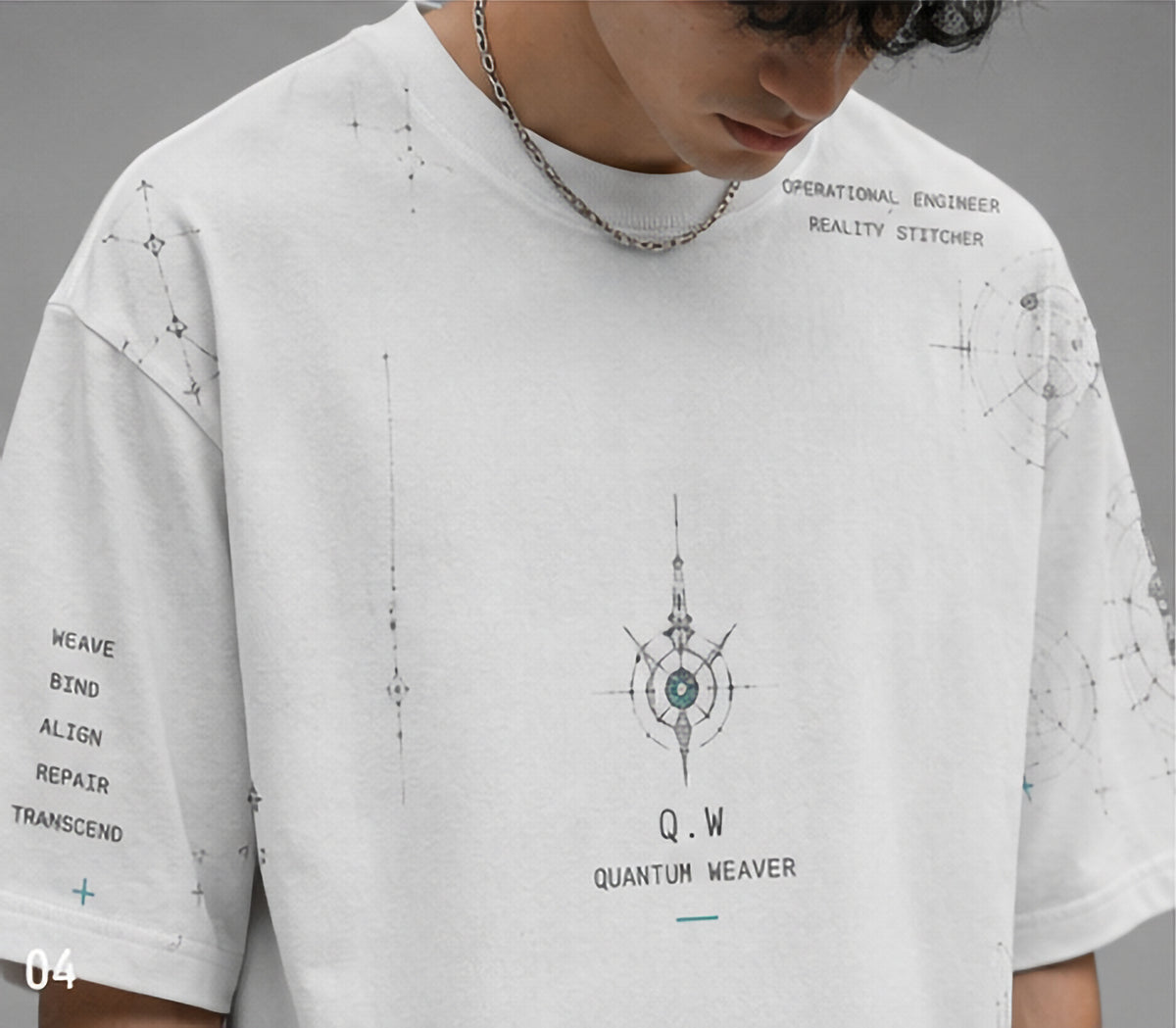Quantum Greatsword Oversized Tee
