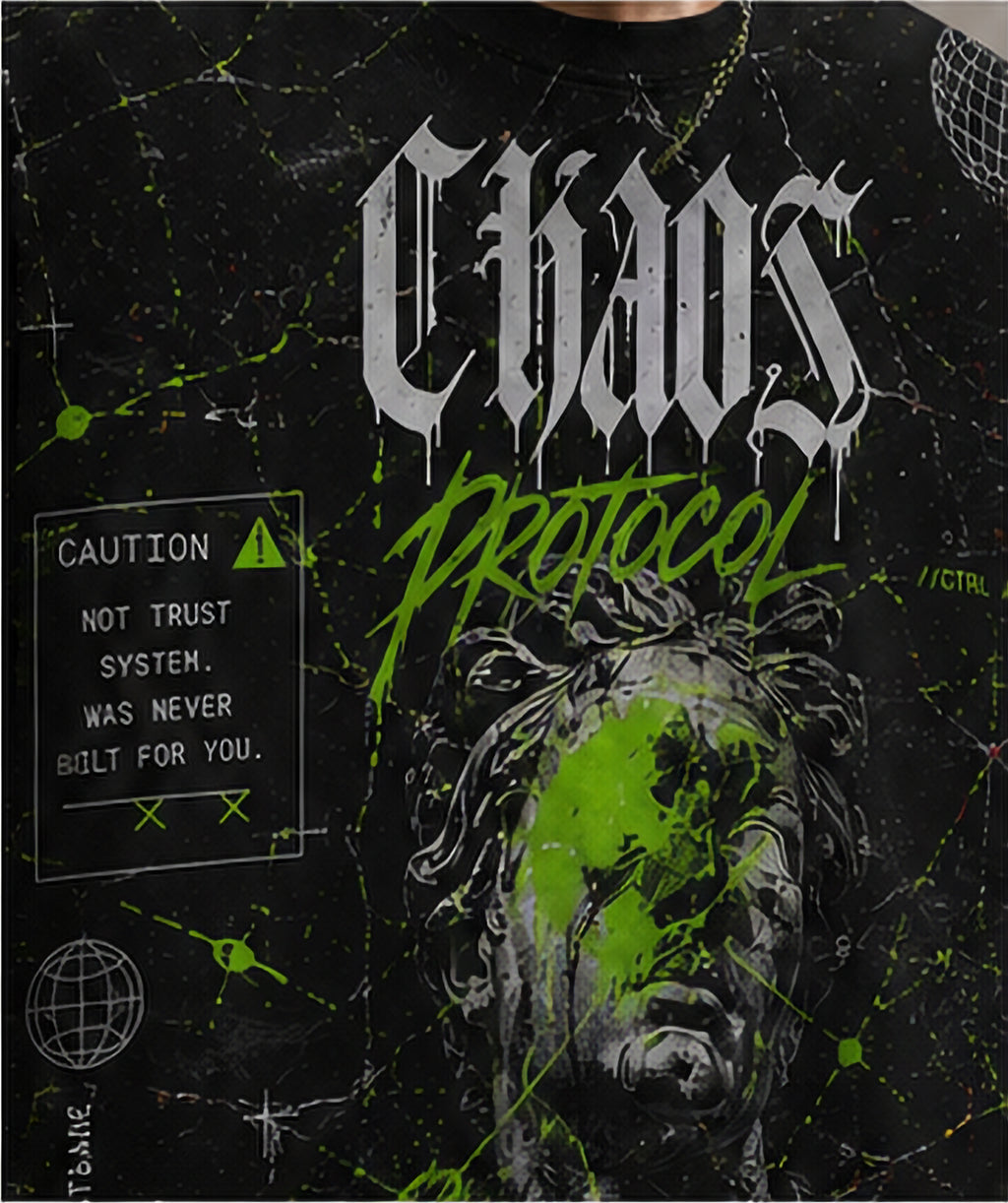 Chaos Protocol Oversized Tee