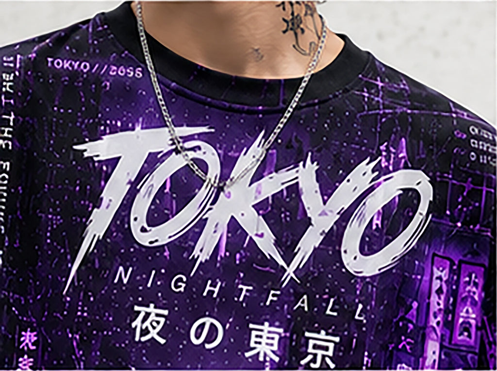 Tokyo Nightfall Oversized Tee