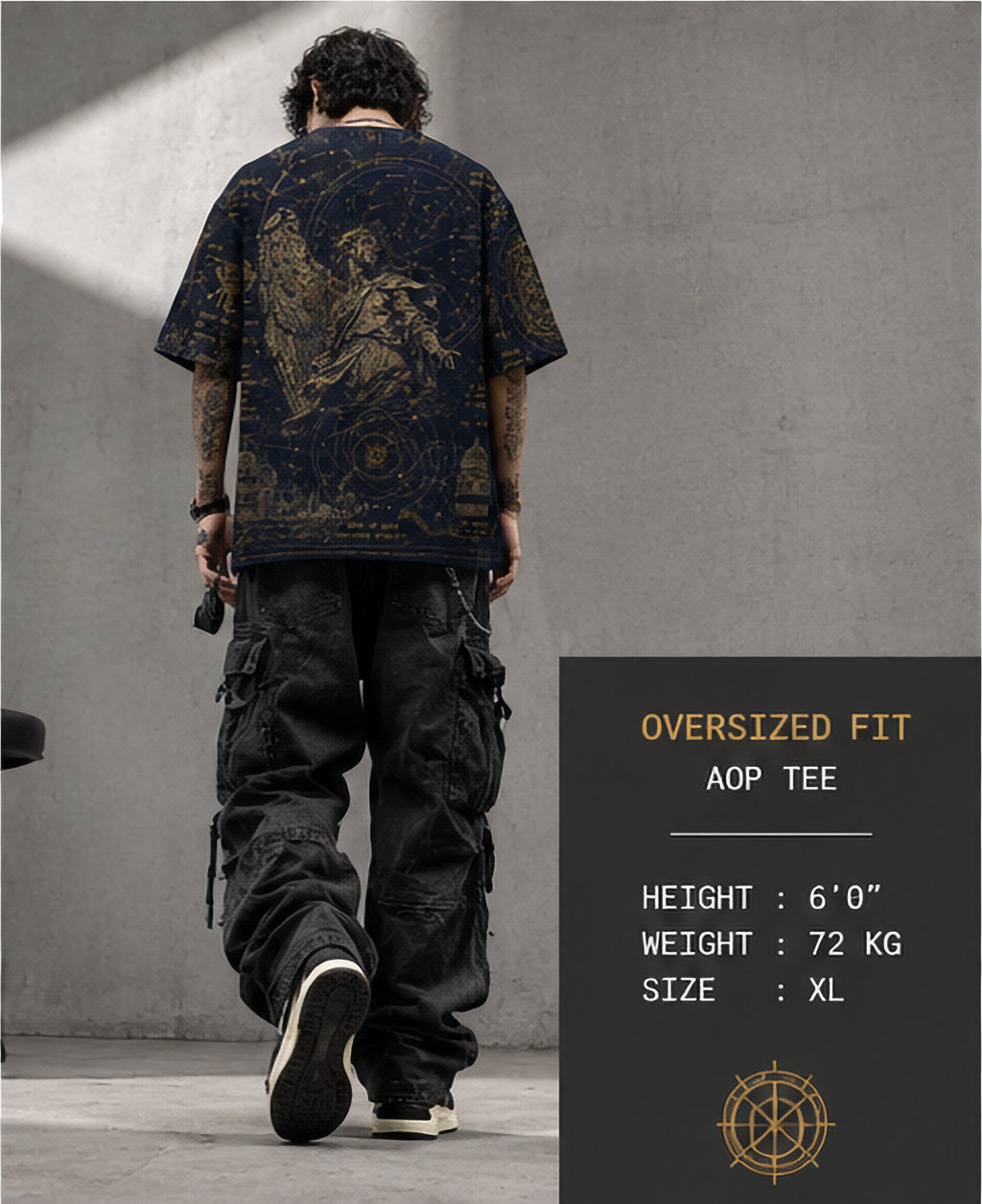 Celestial Ascension Oversized Tee