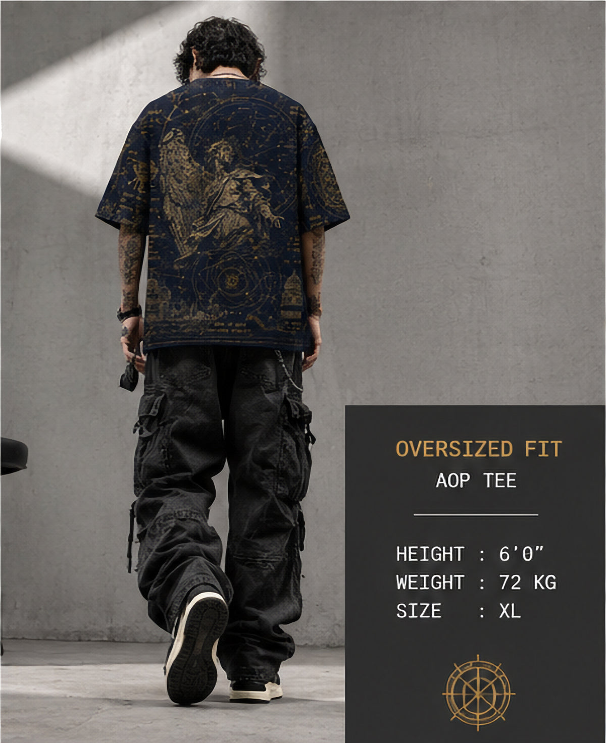 Celestial Ascension Oversized Tee