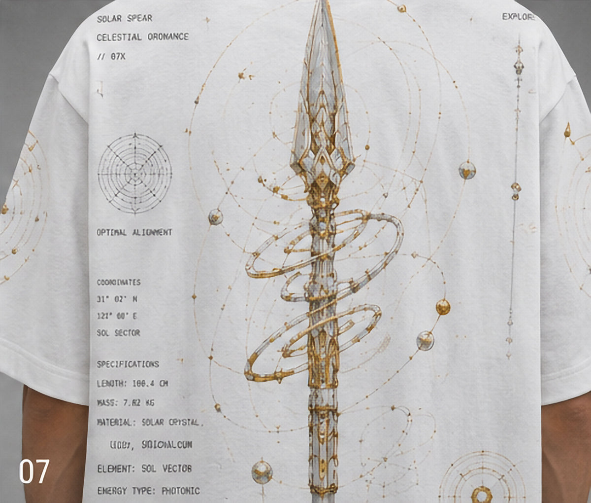 Solar Spear Oversized Tee