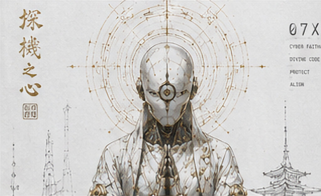 Bio-Mechanical Monk Oversized Tee