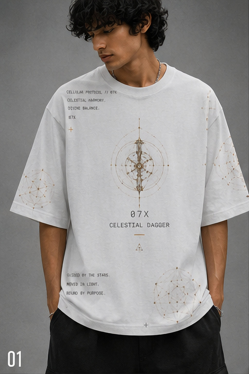 Arc Reactor Shield Oversized Tee