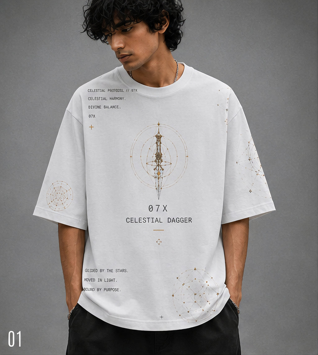 Celestial Dagger Oversized Tee