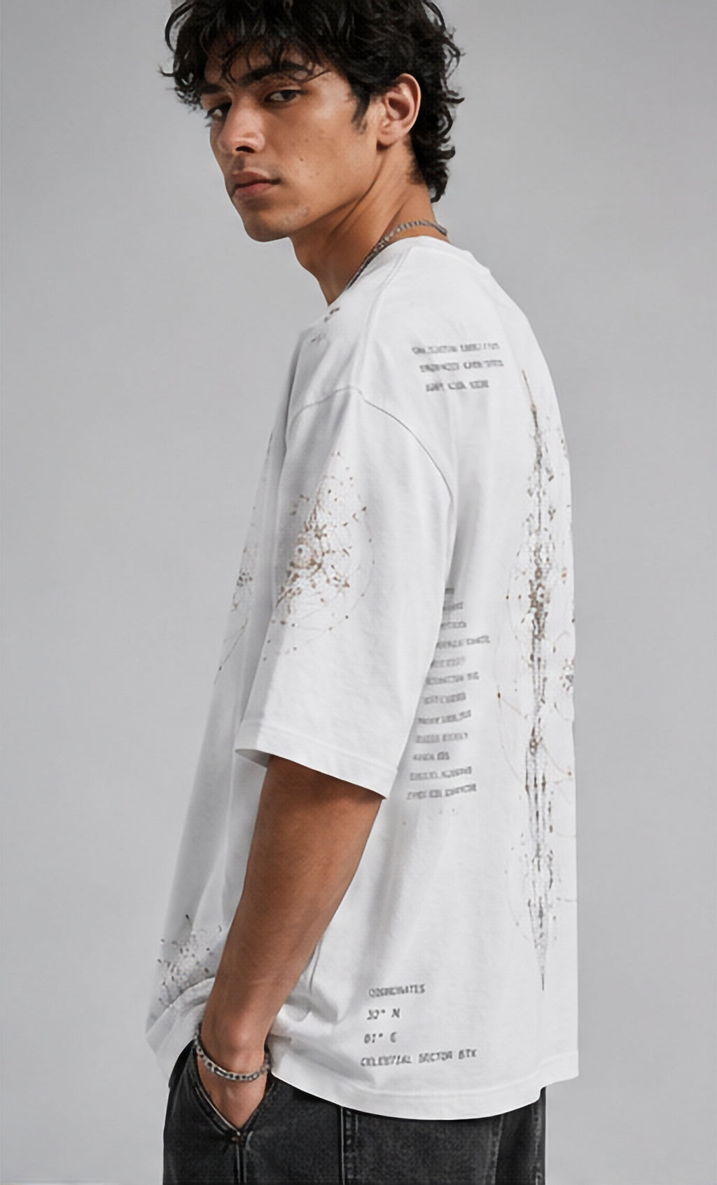 Eclipse Twin Blades Oversized Tee