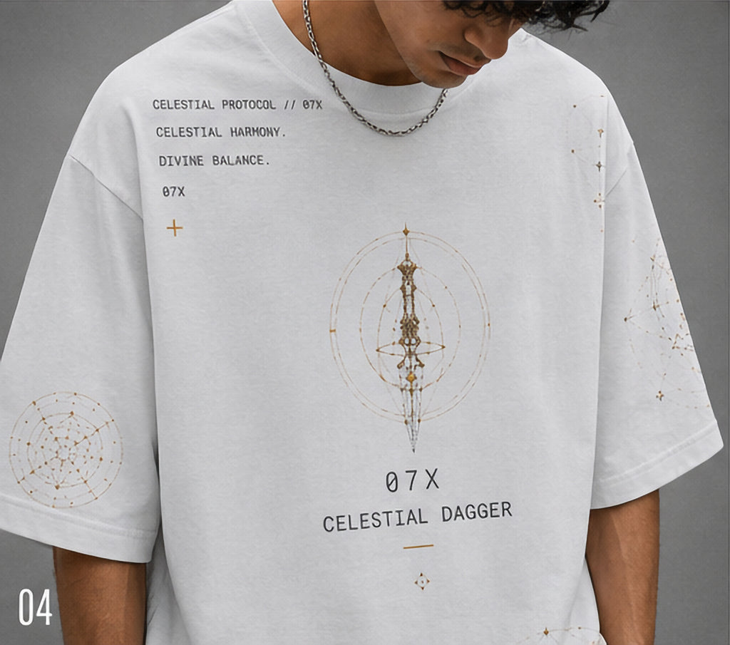 Celestial Dagger Oversized Tee