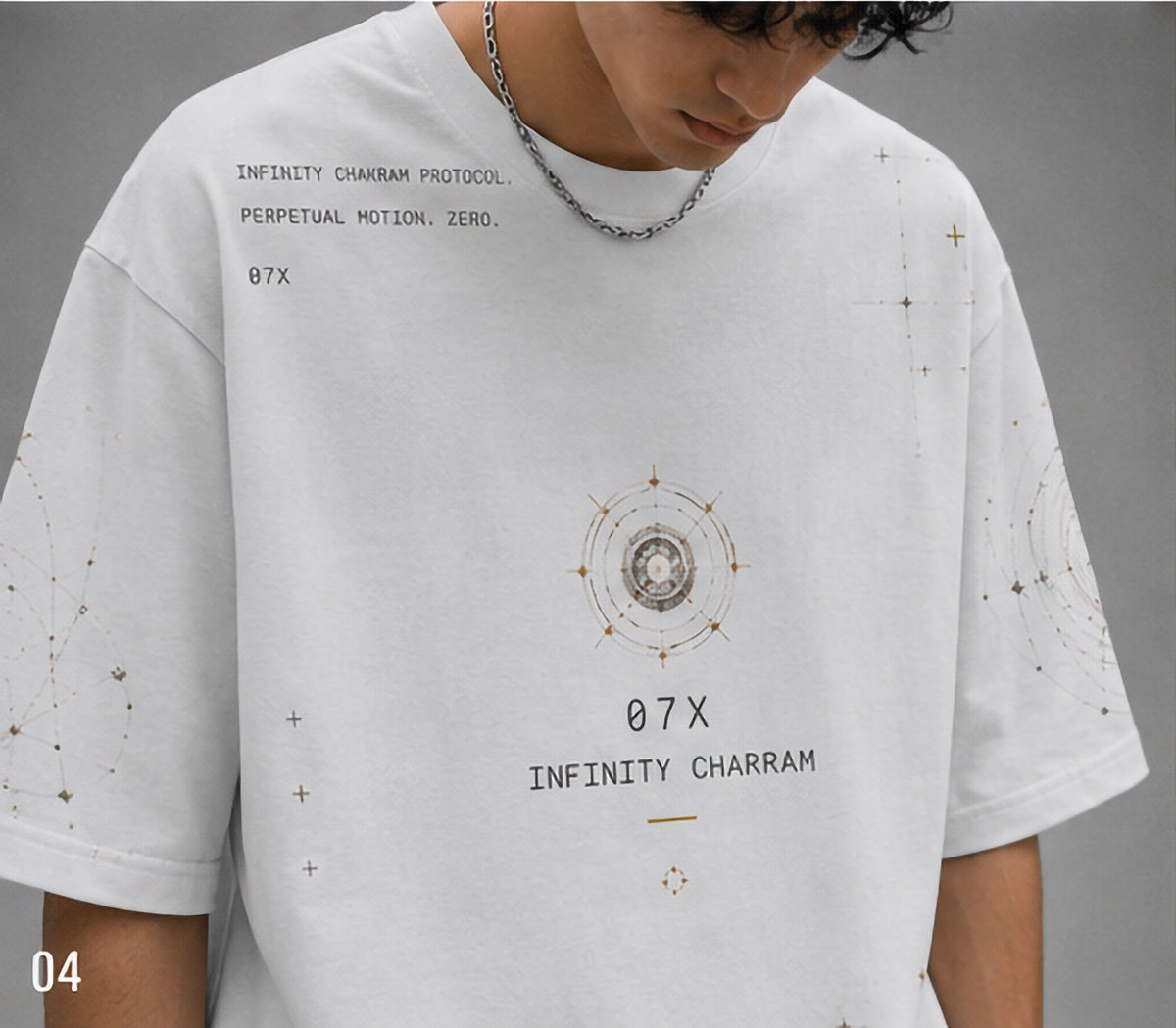 Infinity Chakram Oversized Tee