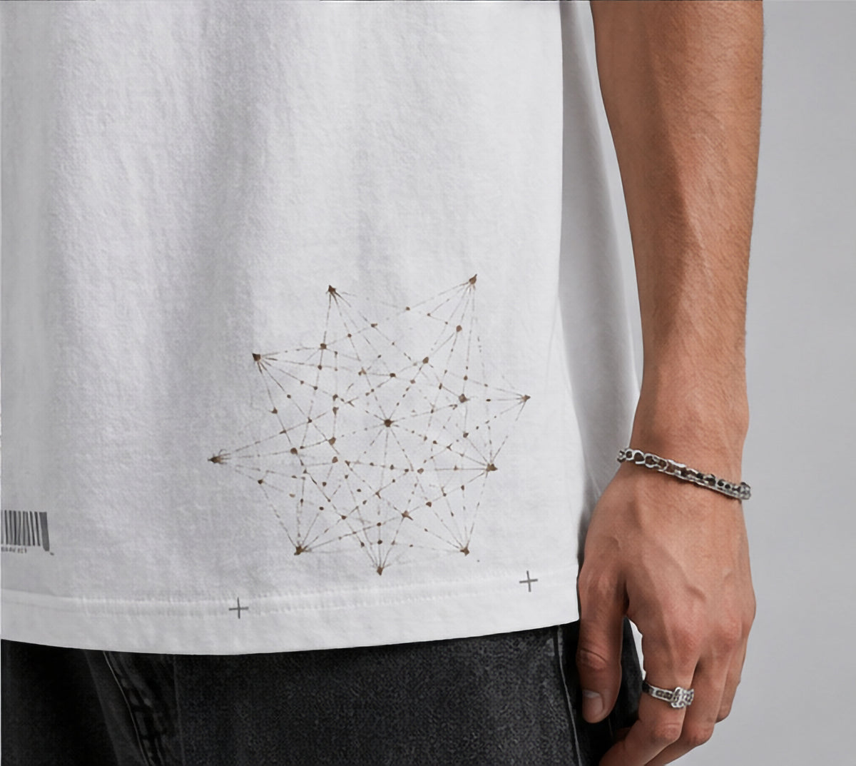 Eclipse Twin Blades Oversized Tee
