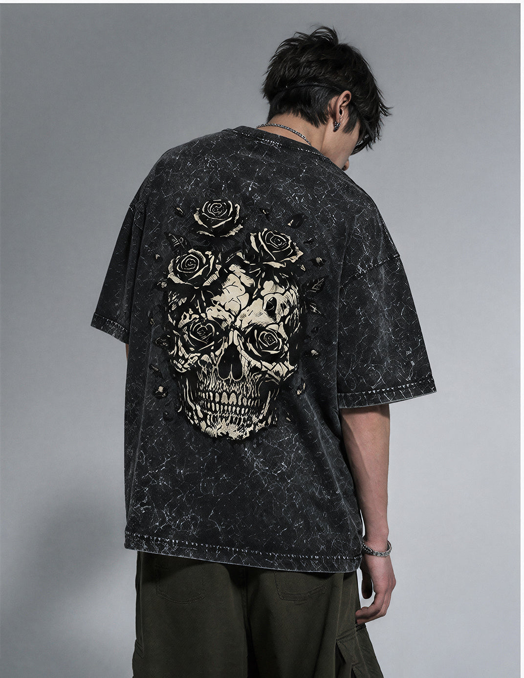DEAD DREAMS Acid Washed Oversized Tee