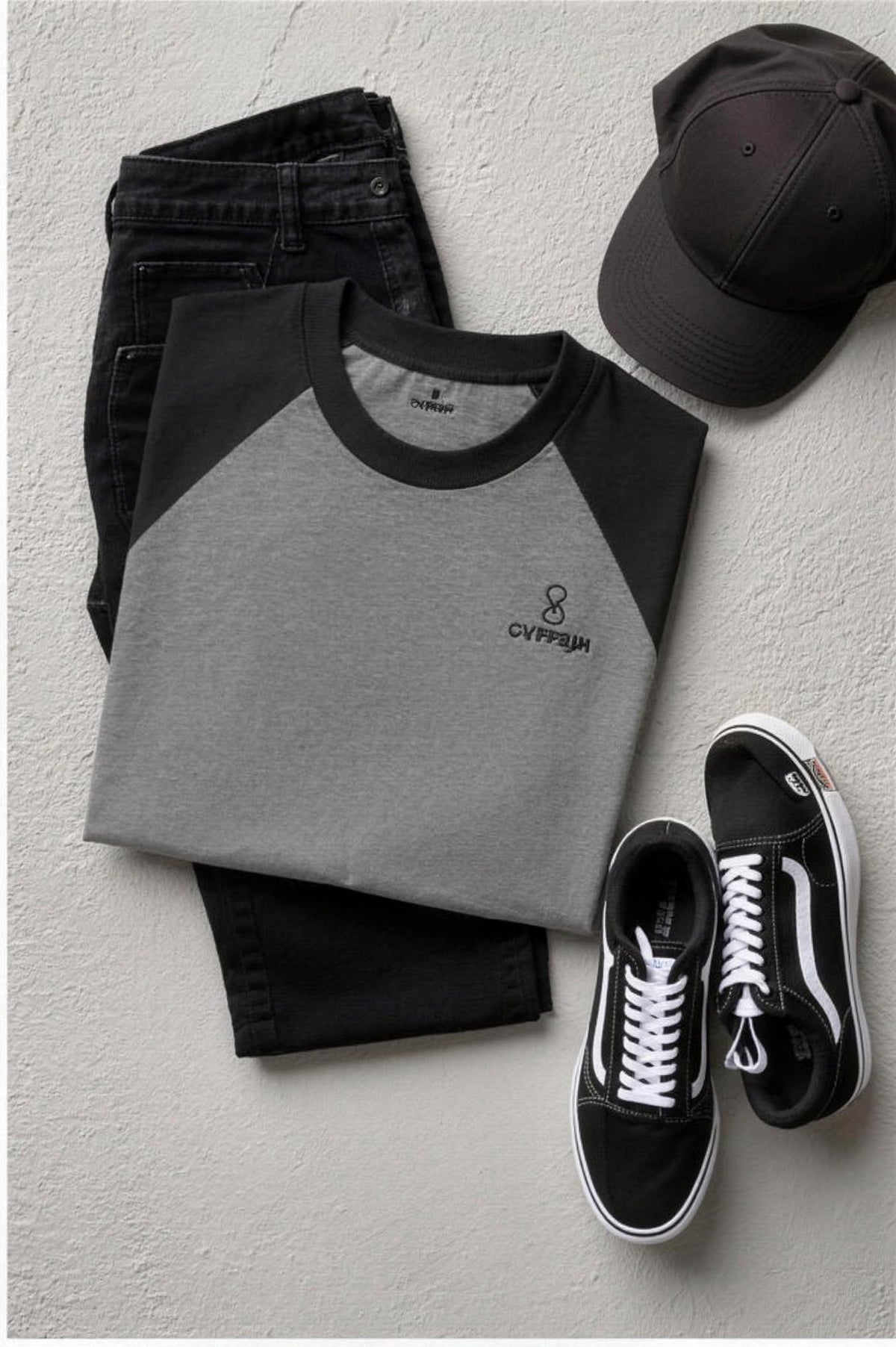Plain Unisex Oversized Raglan