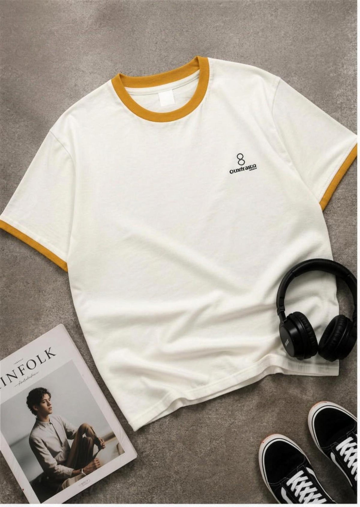 Plain Unisex Ringer T-Shirt