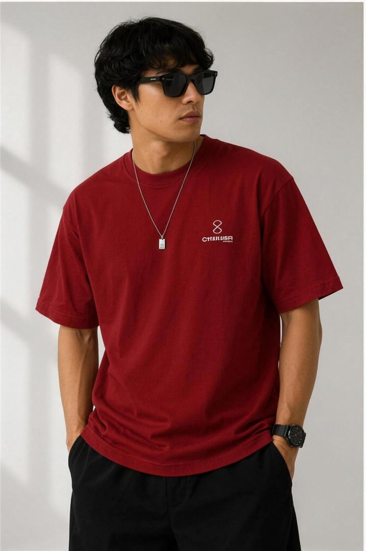 Plain Unisex Stretch T-shirt