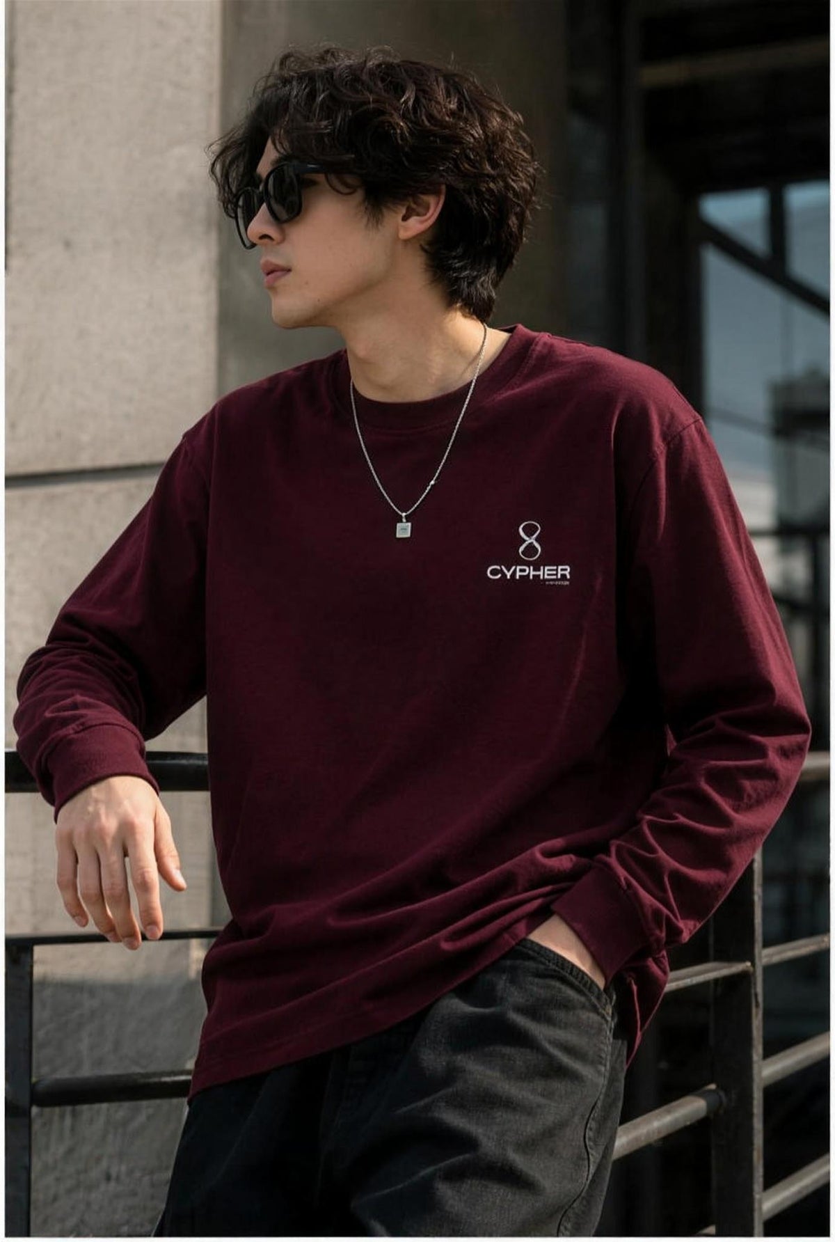 Plain Men's Full Sleeve T-Shirt