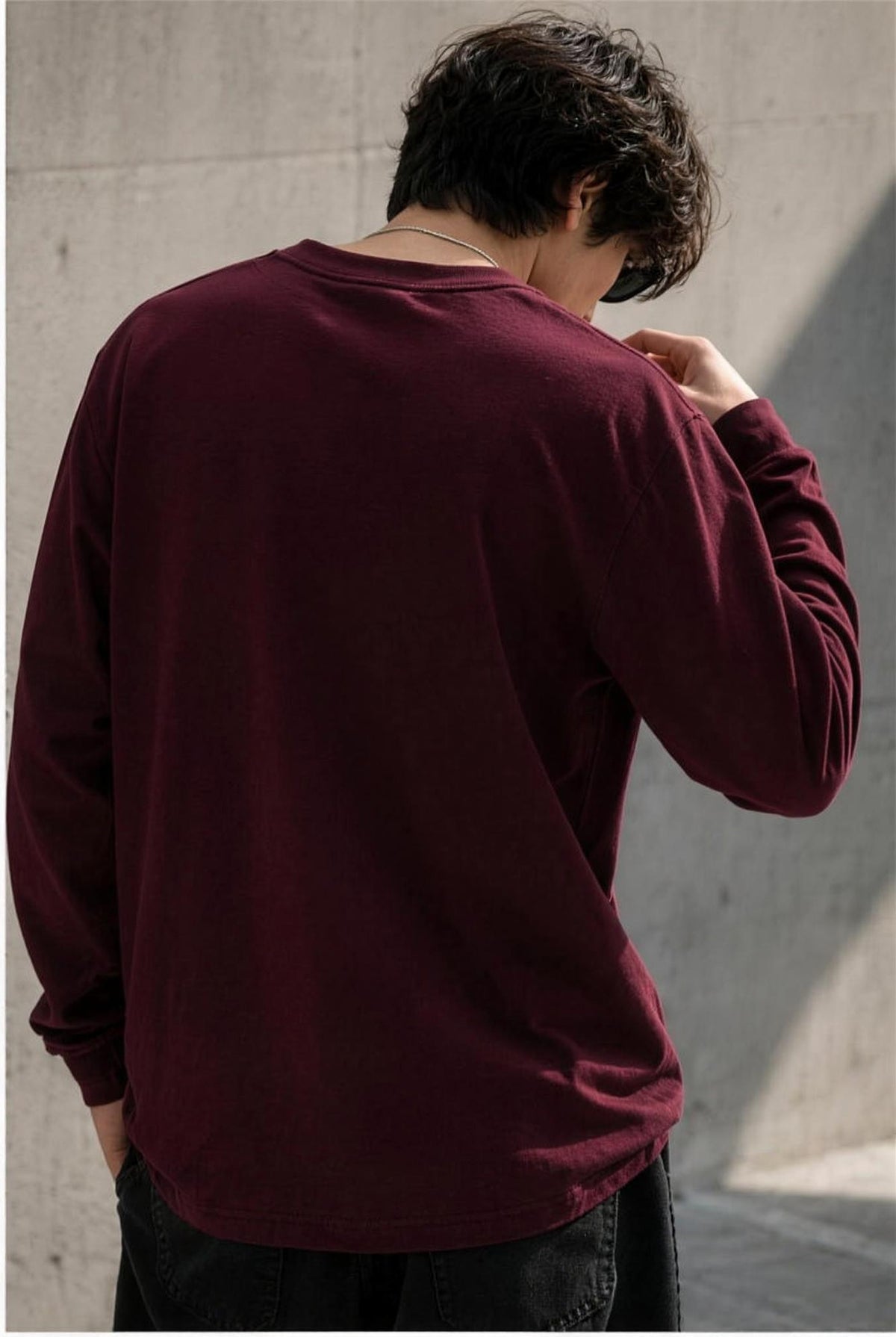 Plain Men's Full Sleeve T-Shirt