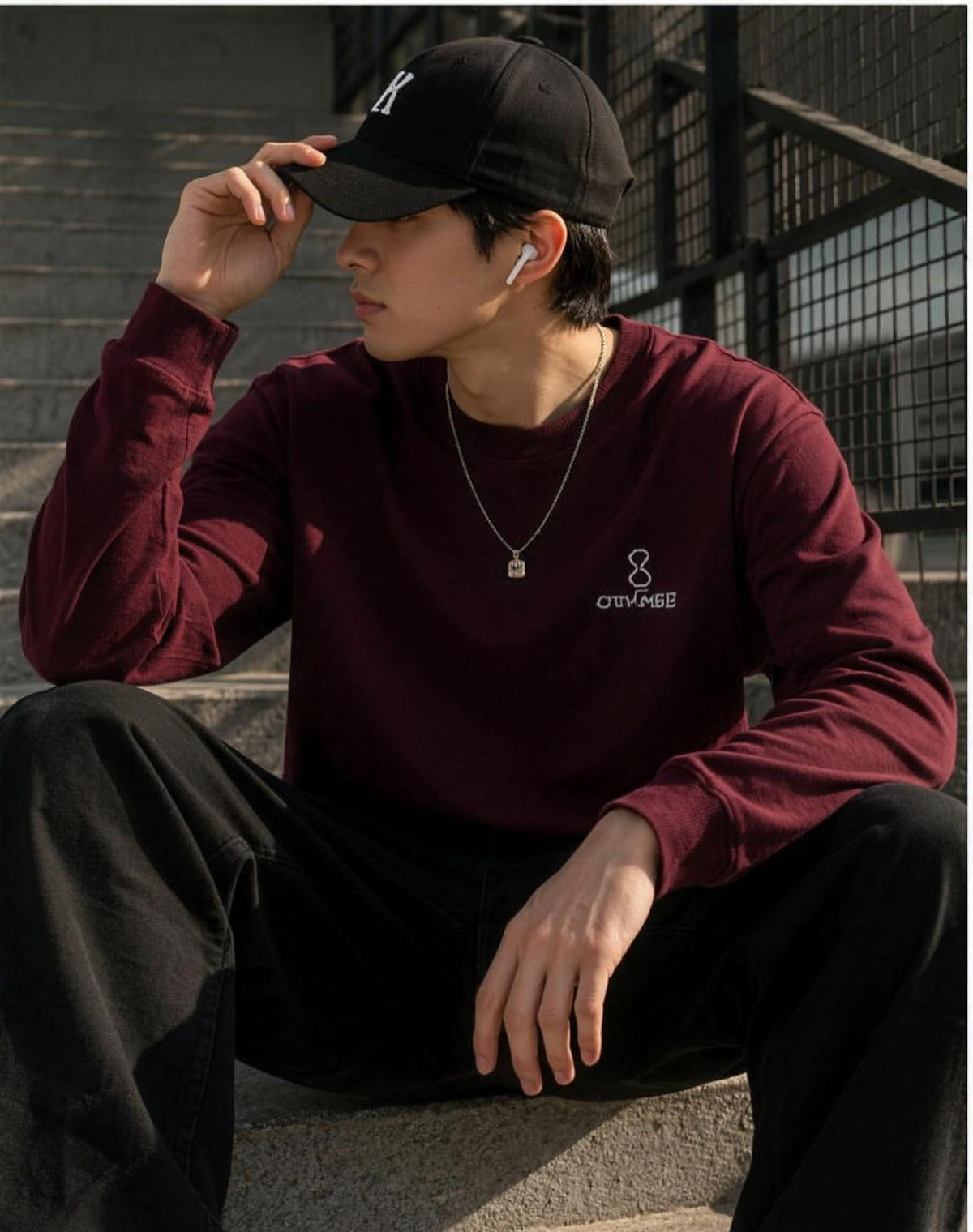 Plain Men's Full Sleeve T-Shirt