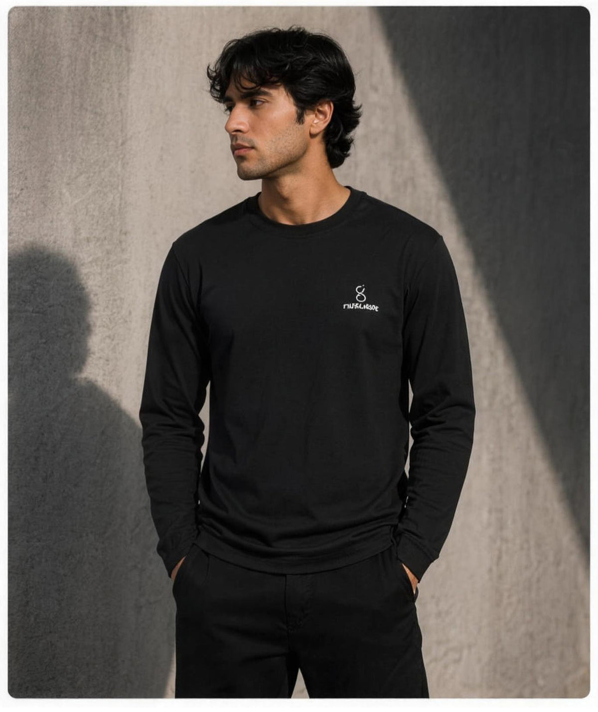 Plain Men's Full Sleeve T-Shirt