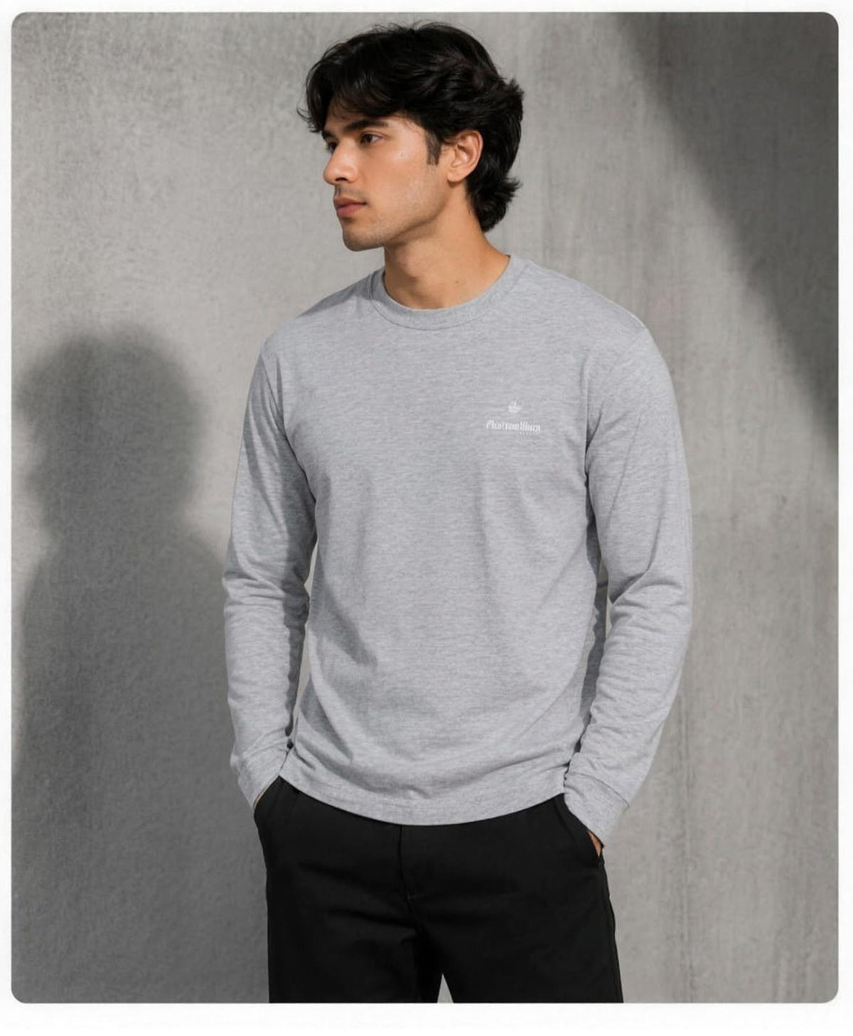 Plain Men's Full Sleeve T-Shirt