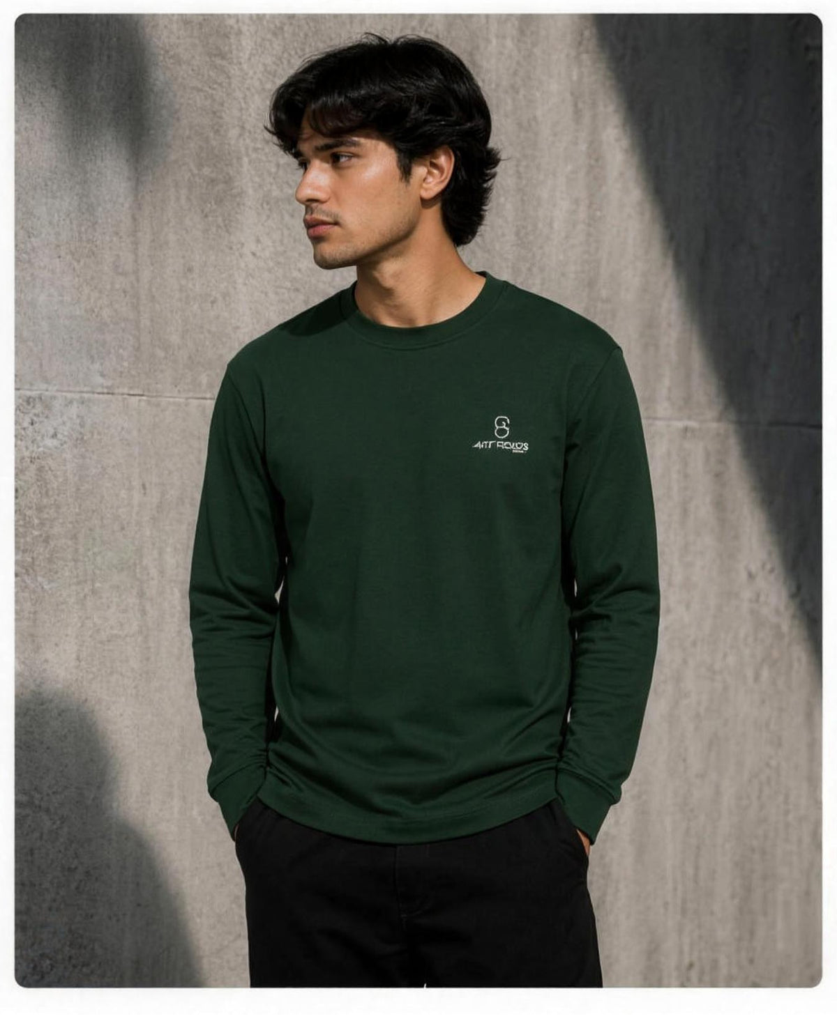 Plain Men's Full Sleeve T-Shirt