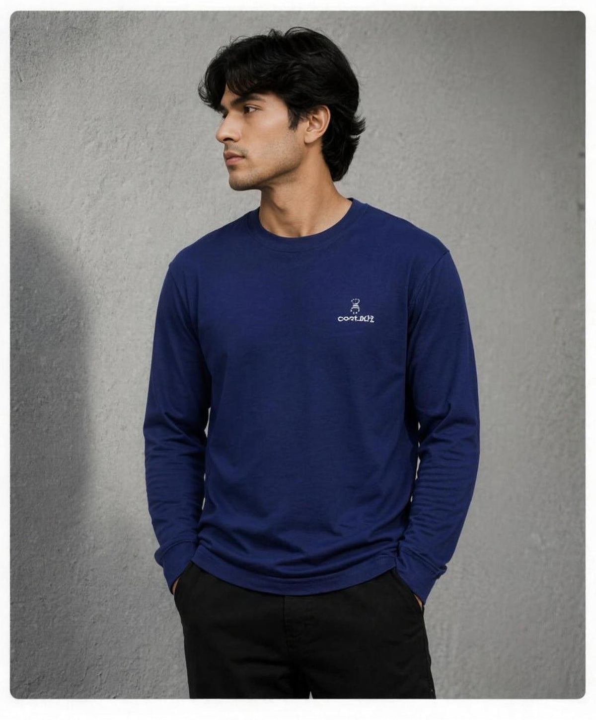 Plain Men's Full Sleeve T-Shirt
