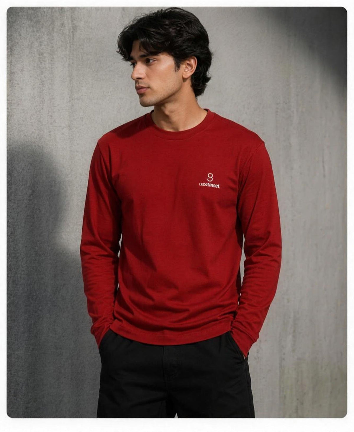 Plain Men's Full Sleeve T-Shirt