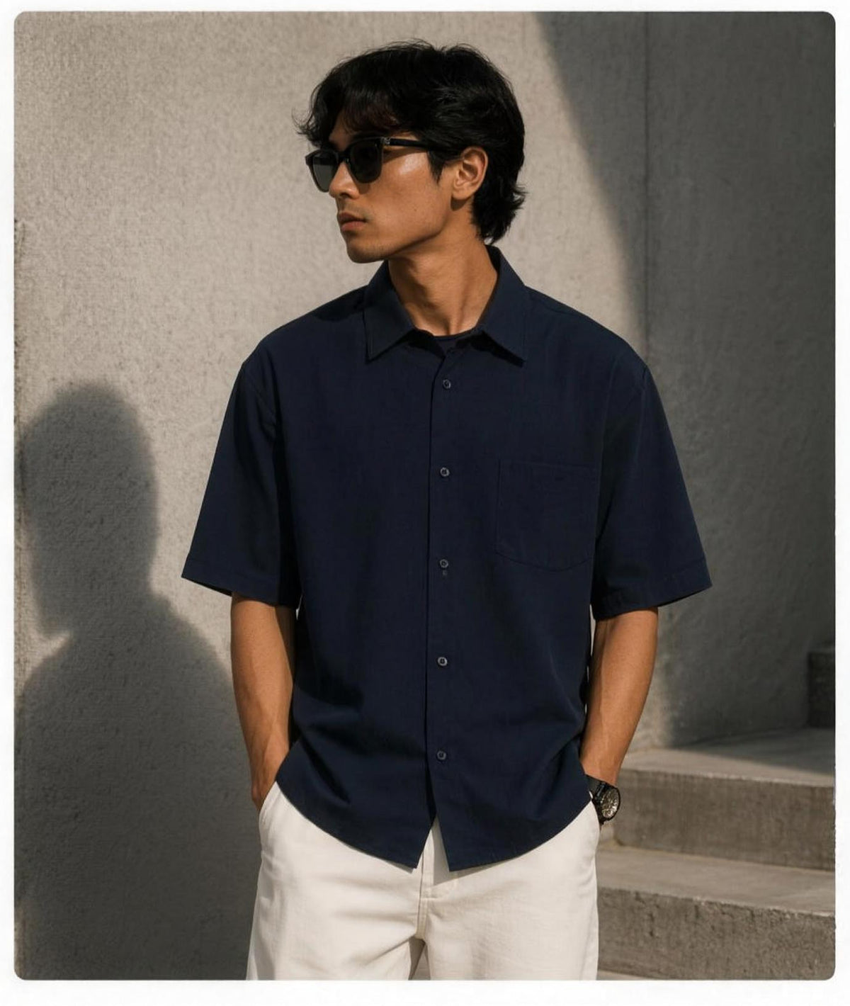 Plain Unisex Oversized Shirt