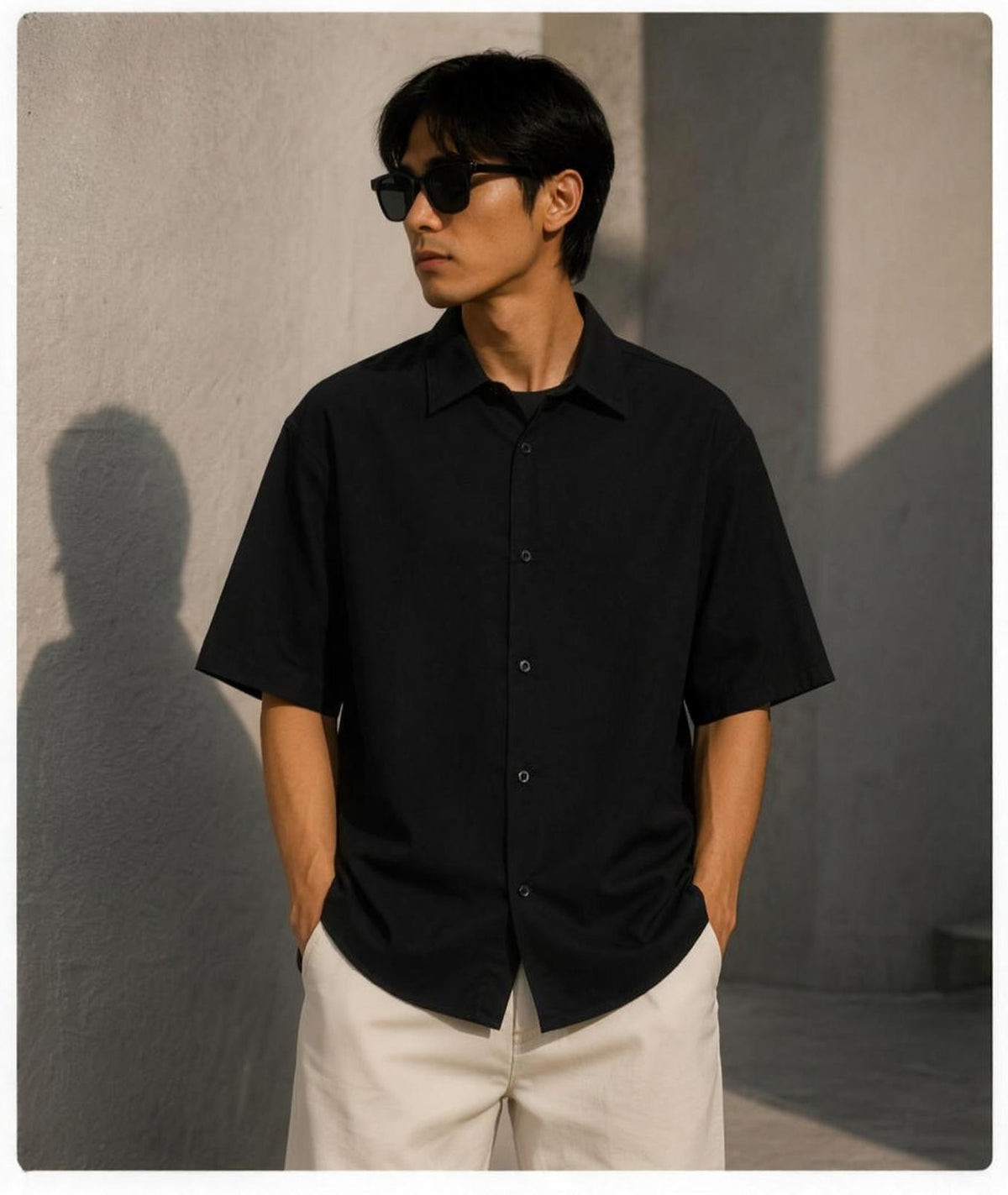 Plain Unisex Oversized Shirt