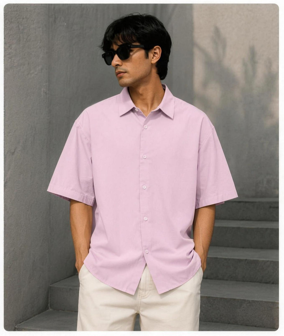 Plain Unisex Oversized Shirt