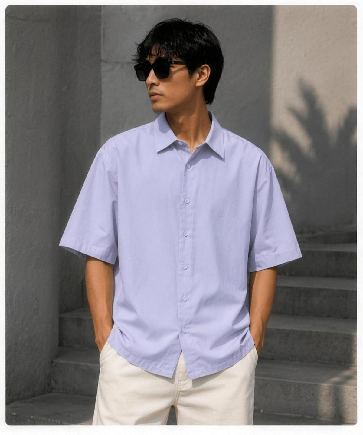 Plain Unisex Oversized Shirt