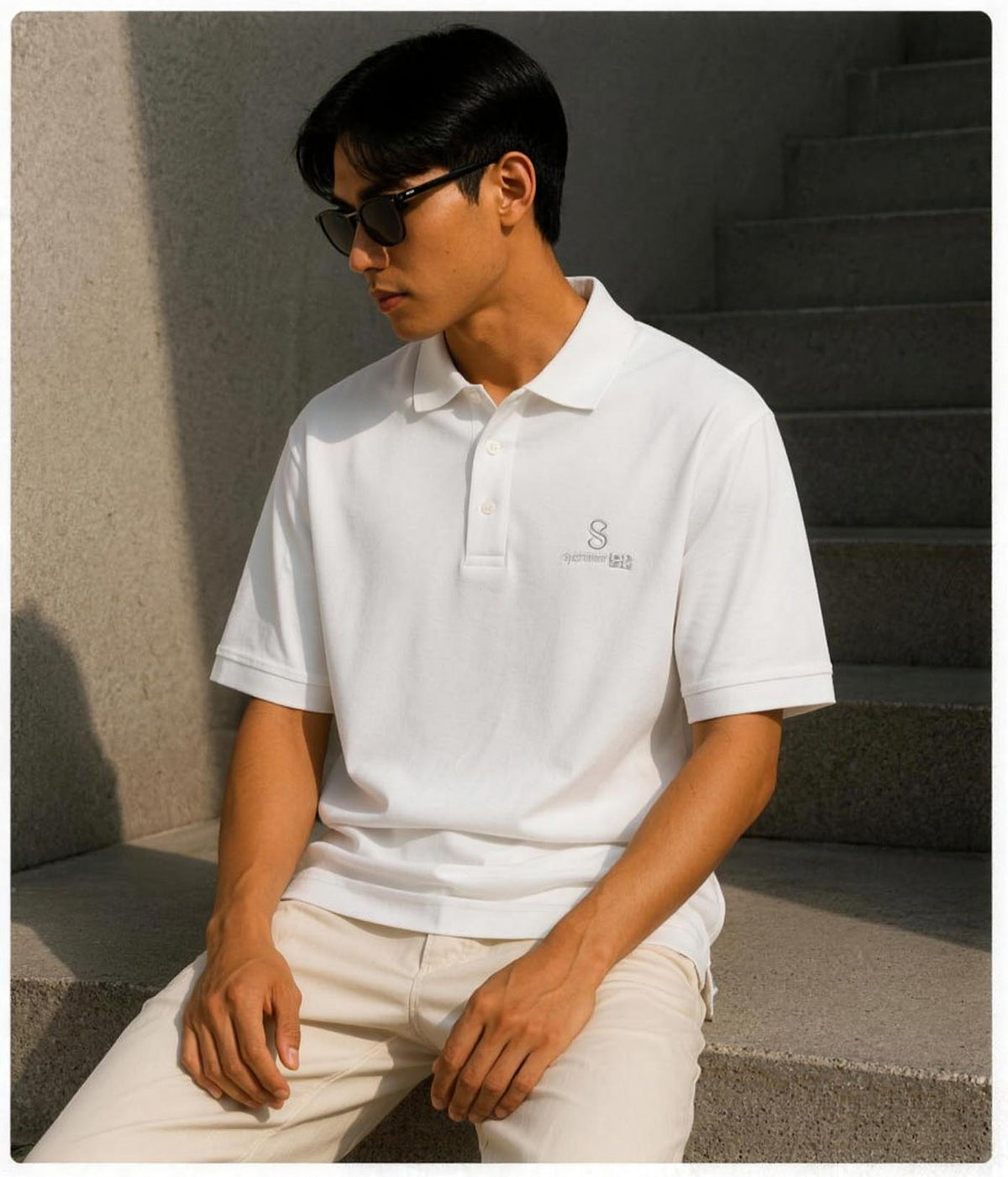 Plain Men's Polo