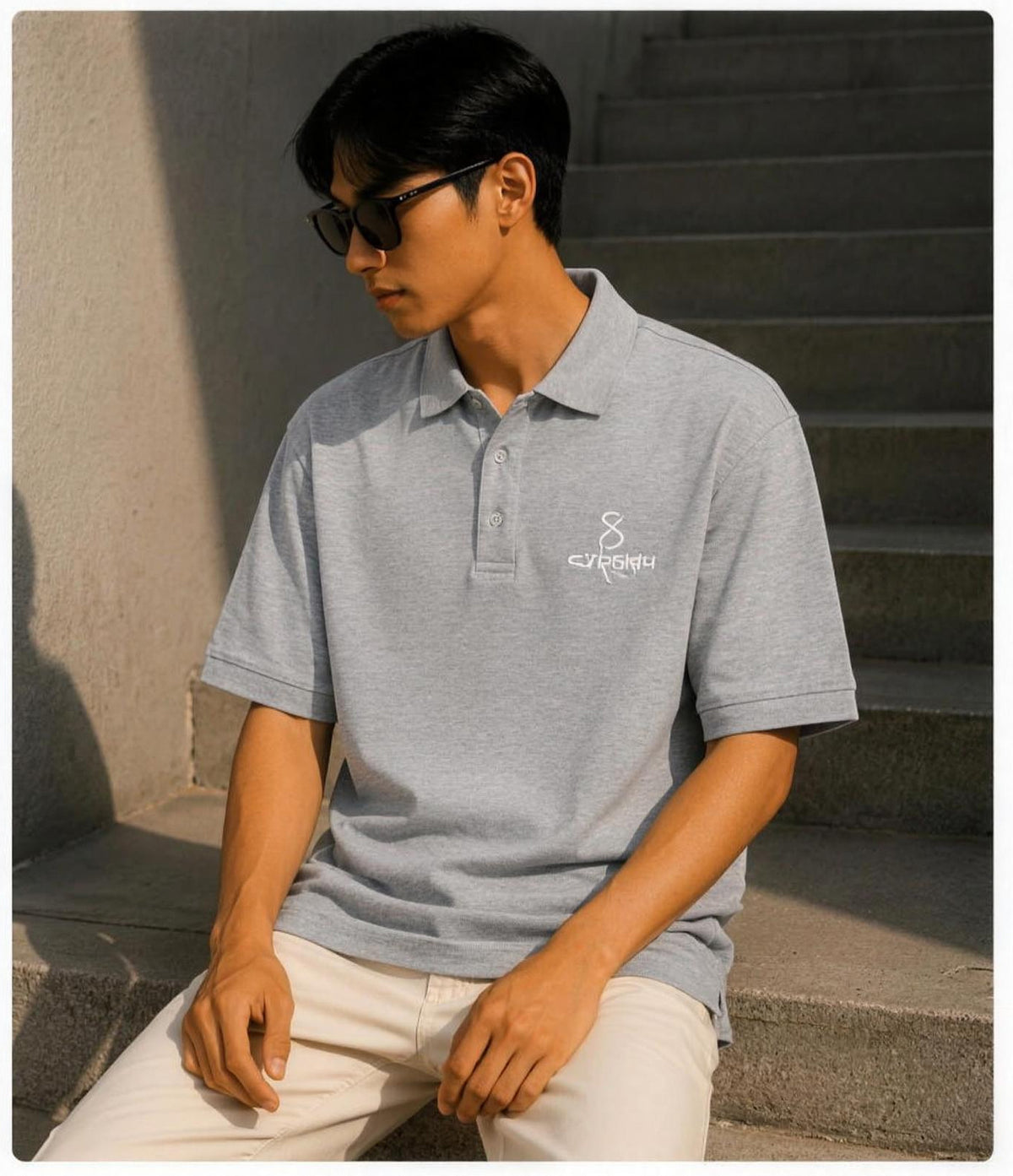 Plain Men's Polo