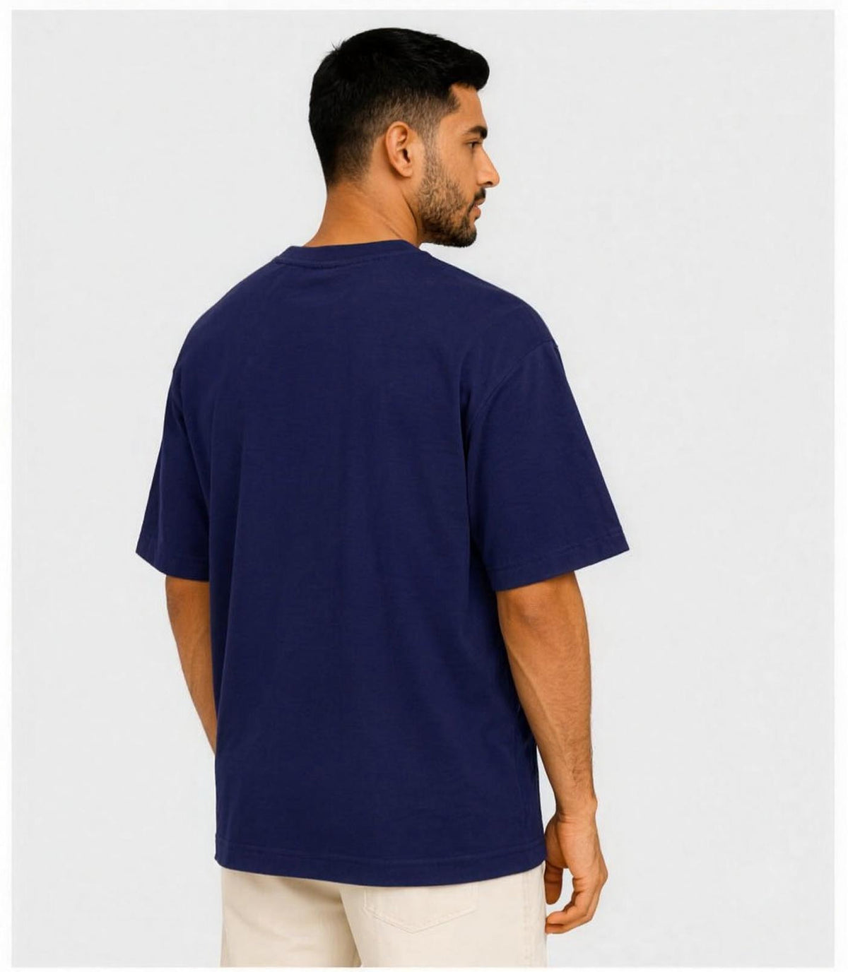 Plain Unisex V Neck T-Shirt