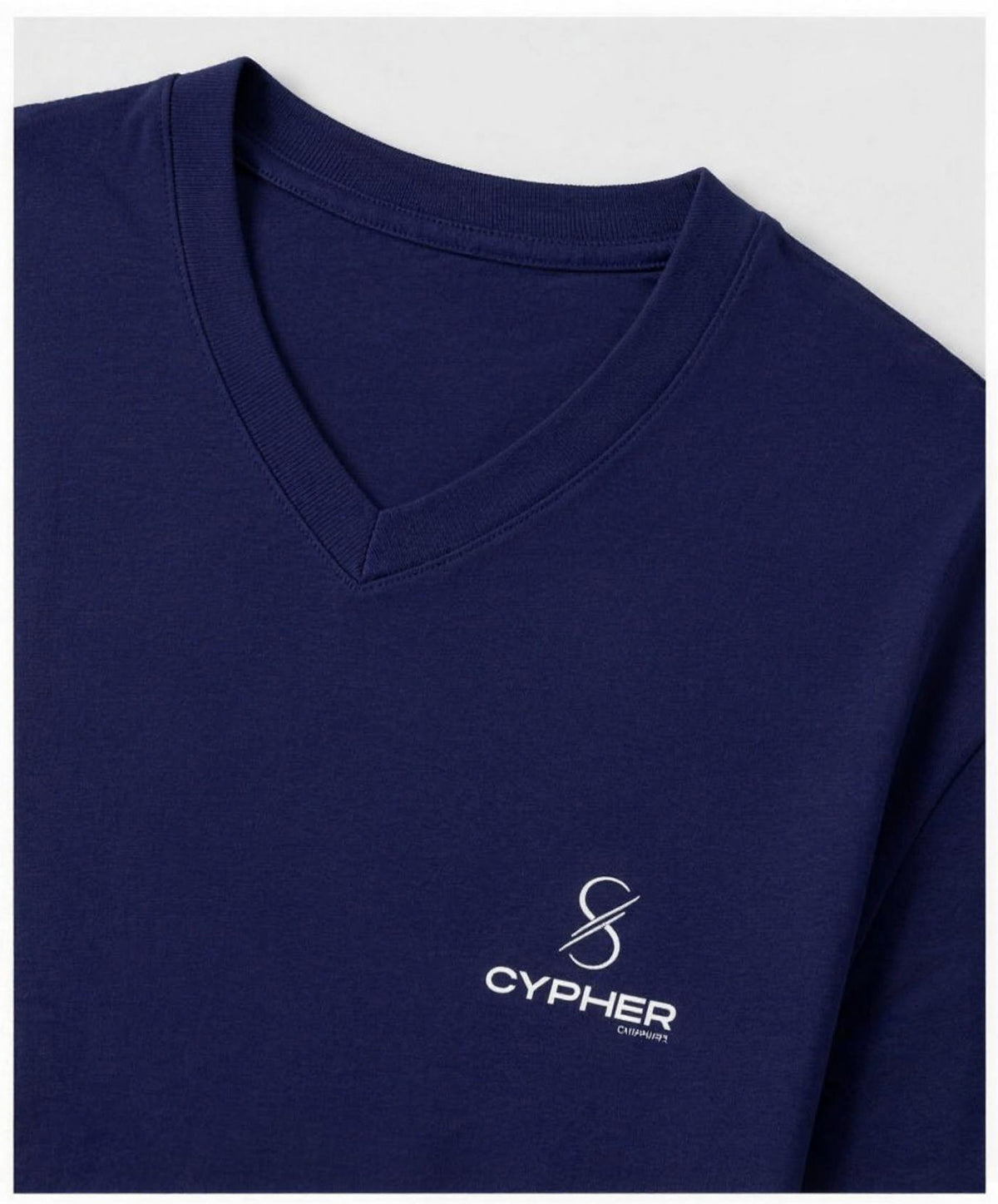 Plain Unisex V Neck T-Shirt