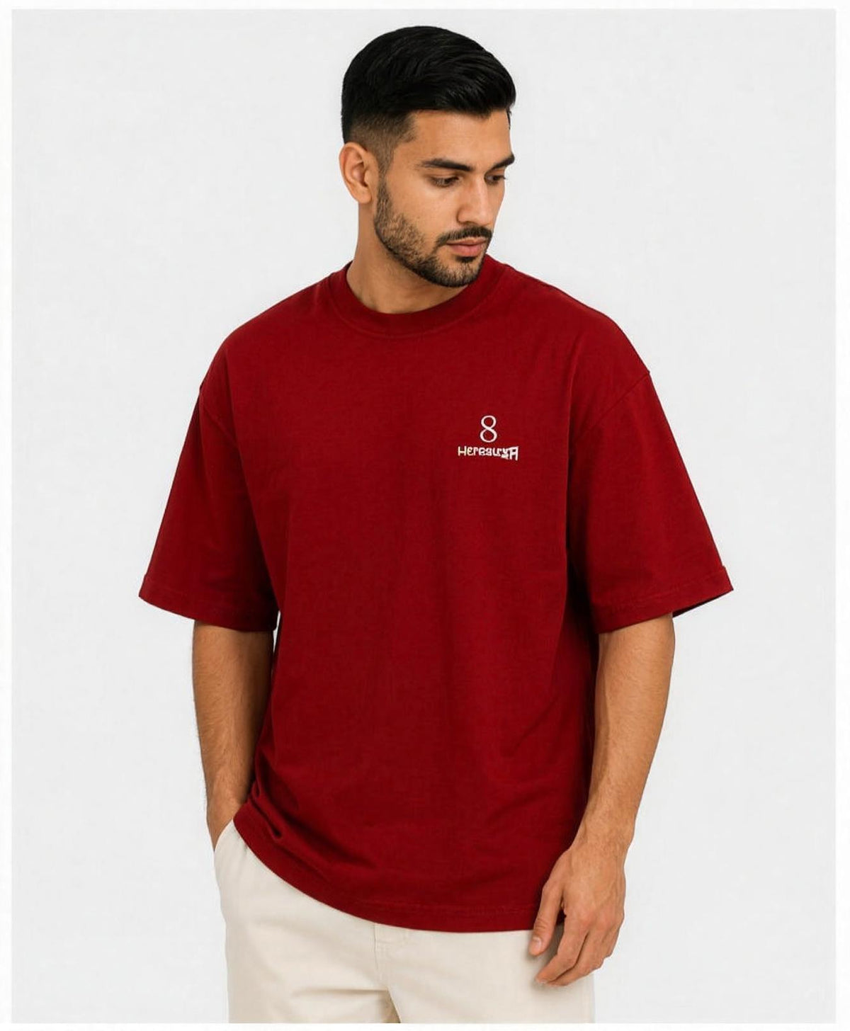 Plain Unisex Terry Oversized Tee