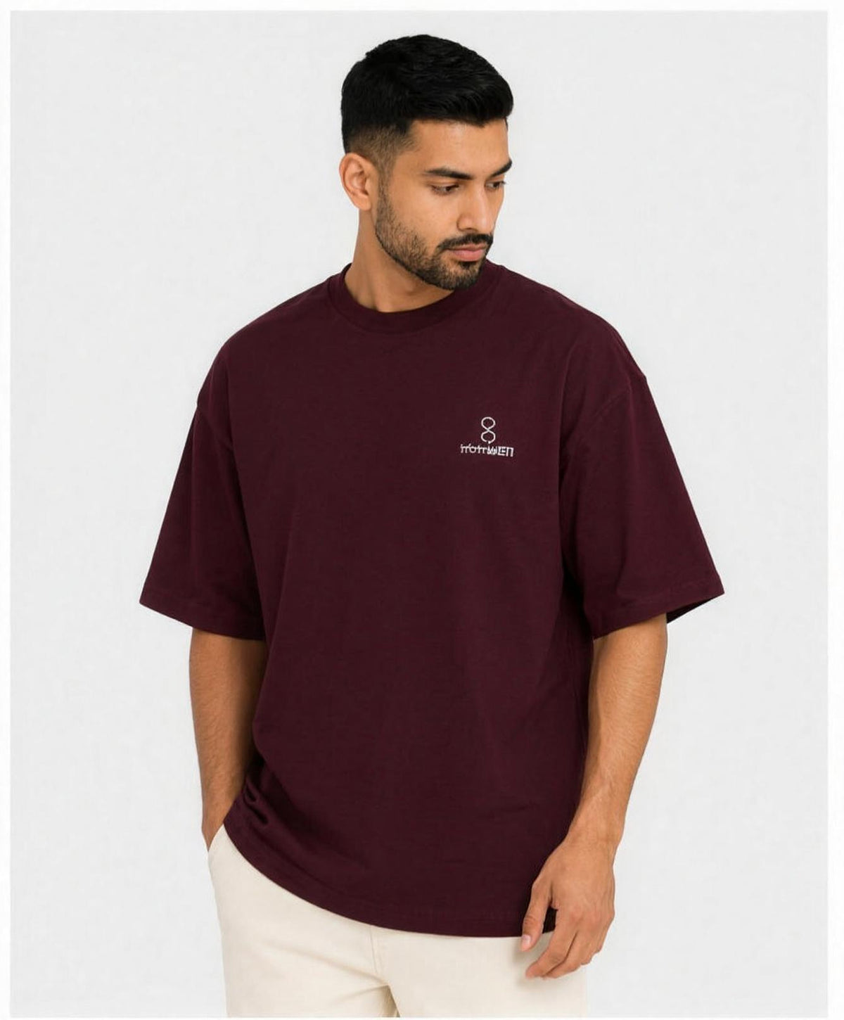 Plain Unisex Terry Oversized Tee