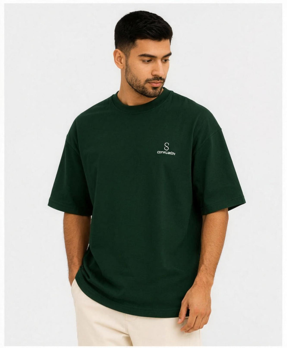 Plain Unisex Terry Oversized Tee