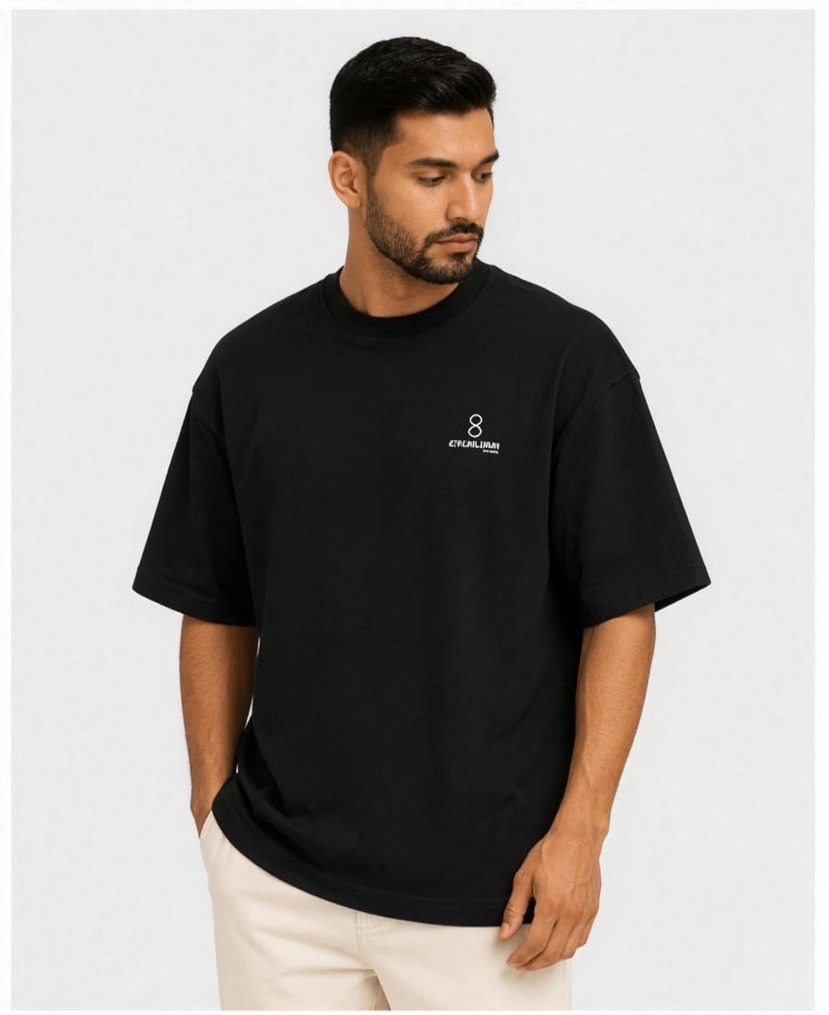Plain Unisex Terry Oversized Tee