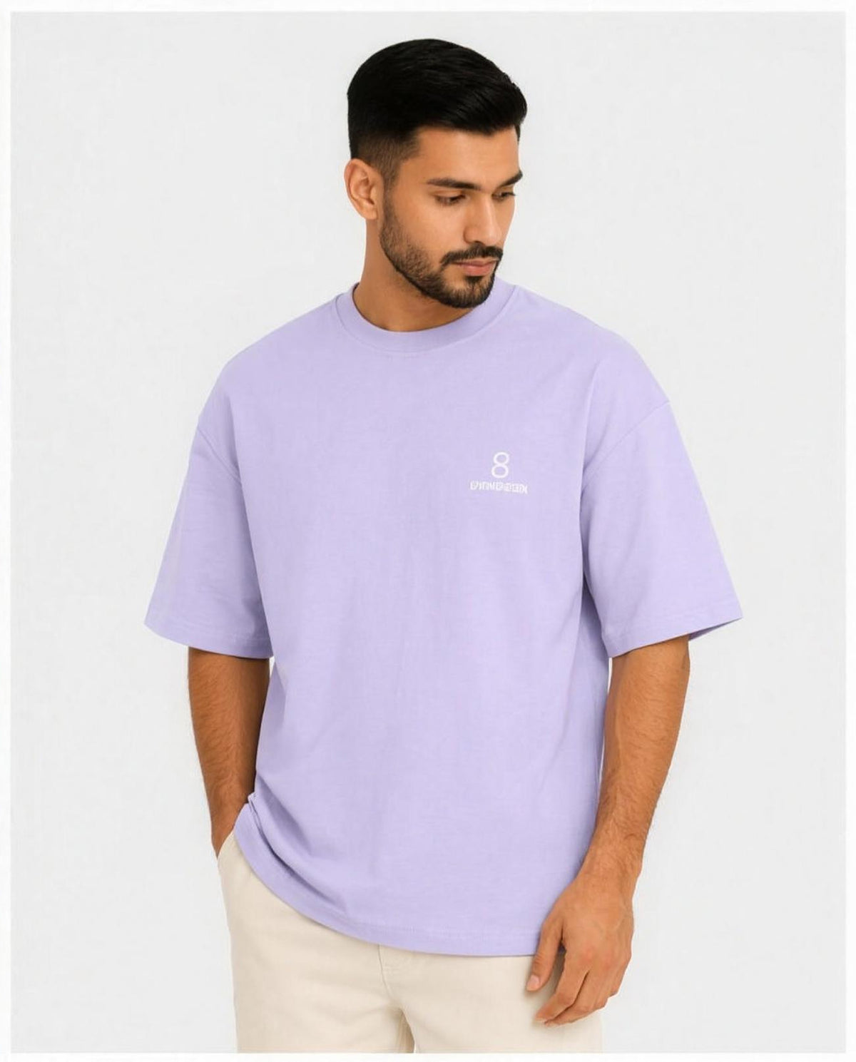 Plain Unisex Terry Oversized Tee
