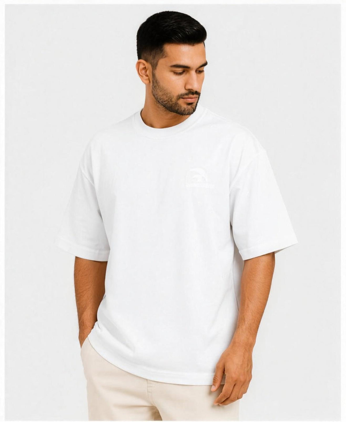 Plain Unisex Terry Oversized Tee
